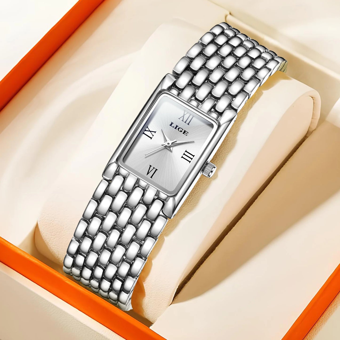 Luxury Retro Rectangle Classic Watches For Women