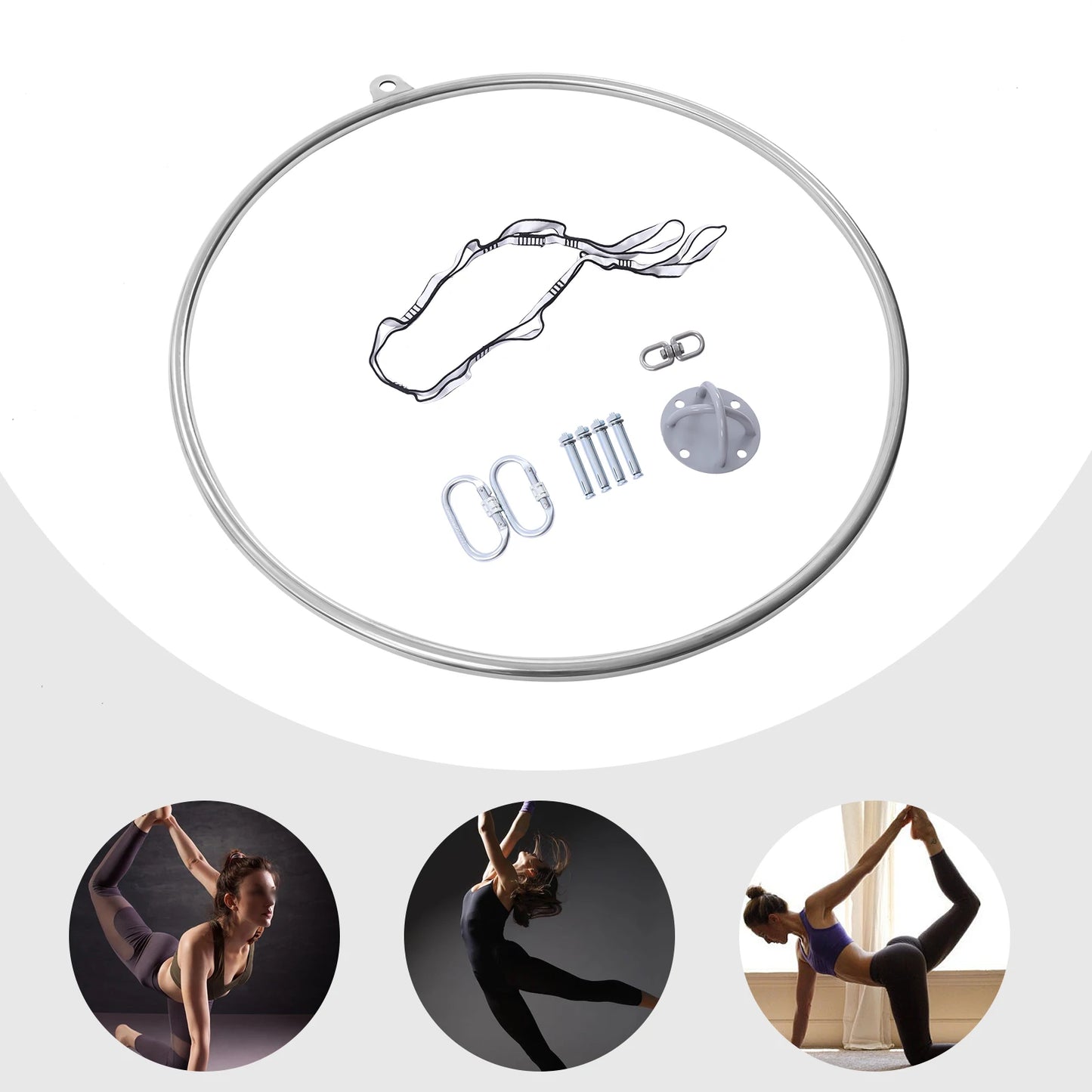 Aerial Hoop Dancing Circus Ring Set