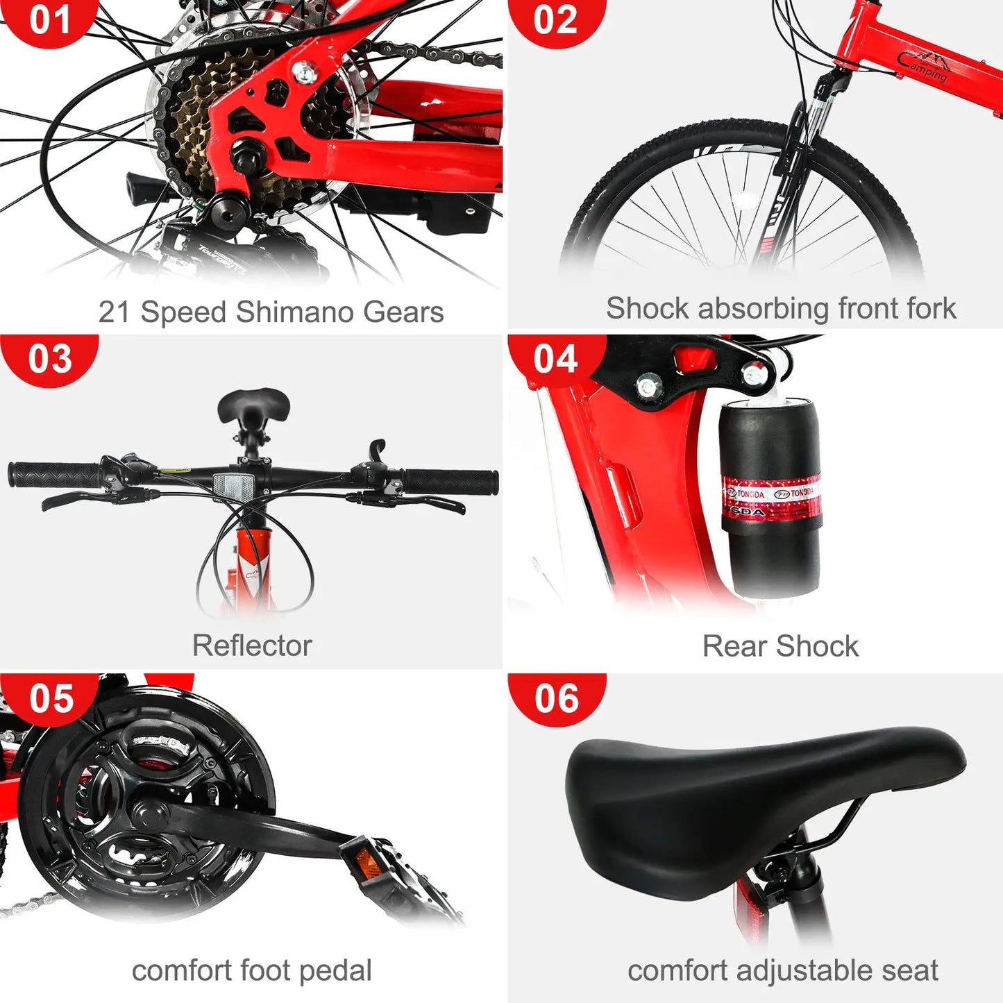26'' Land Rover  Mountain Bike - High Carbon Steel, 21,