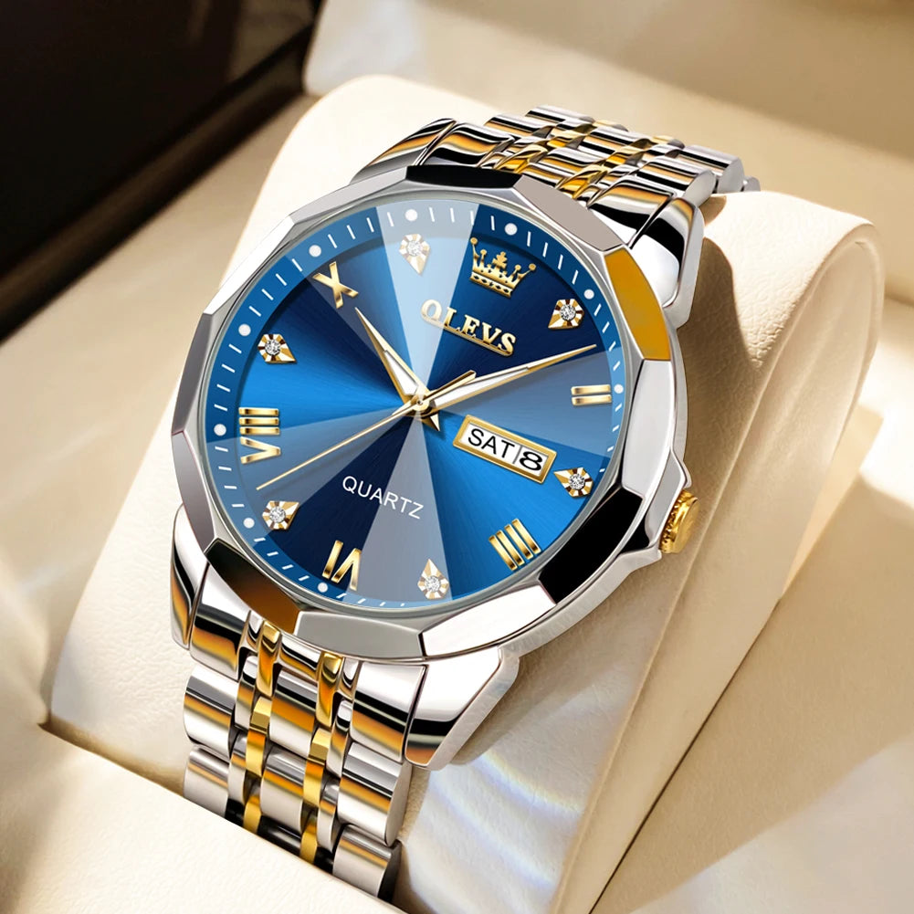 Men's Watches Causal Fashion Original Quartz Watch f