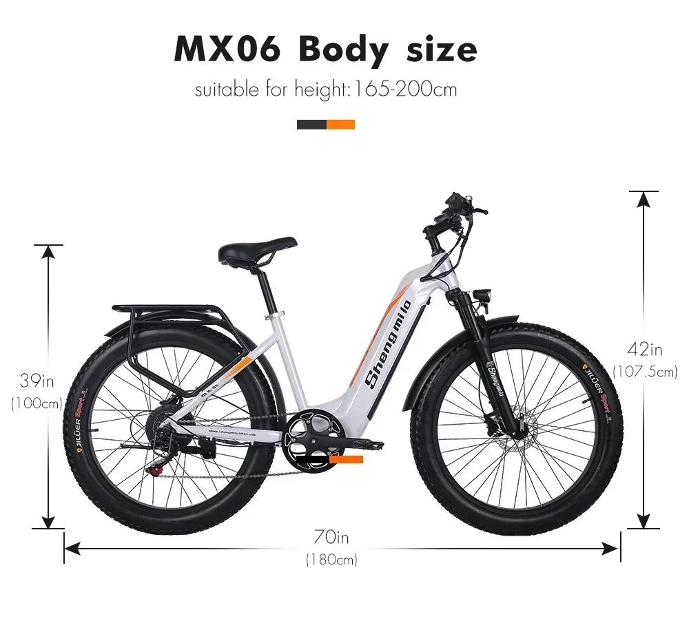 Electric bike 26 Inch adult city commuting e- B