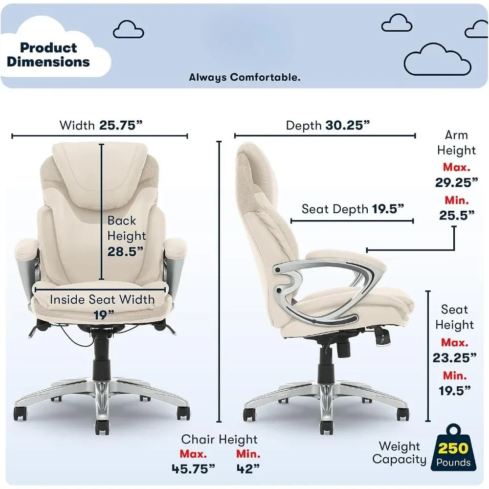 Health and Wellness Executive Office Chair,High Back Big and Tall