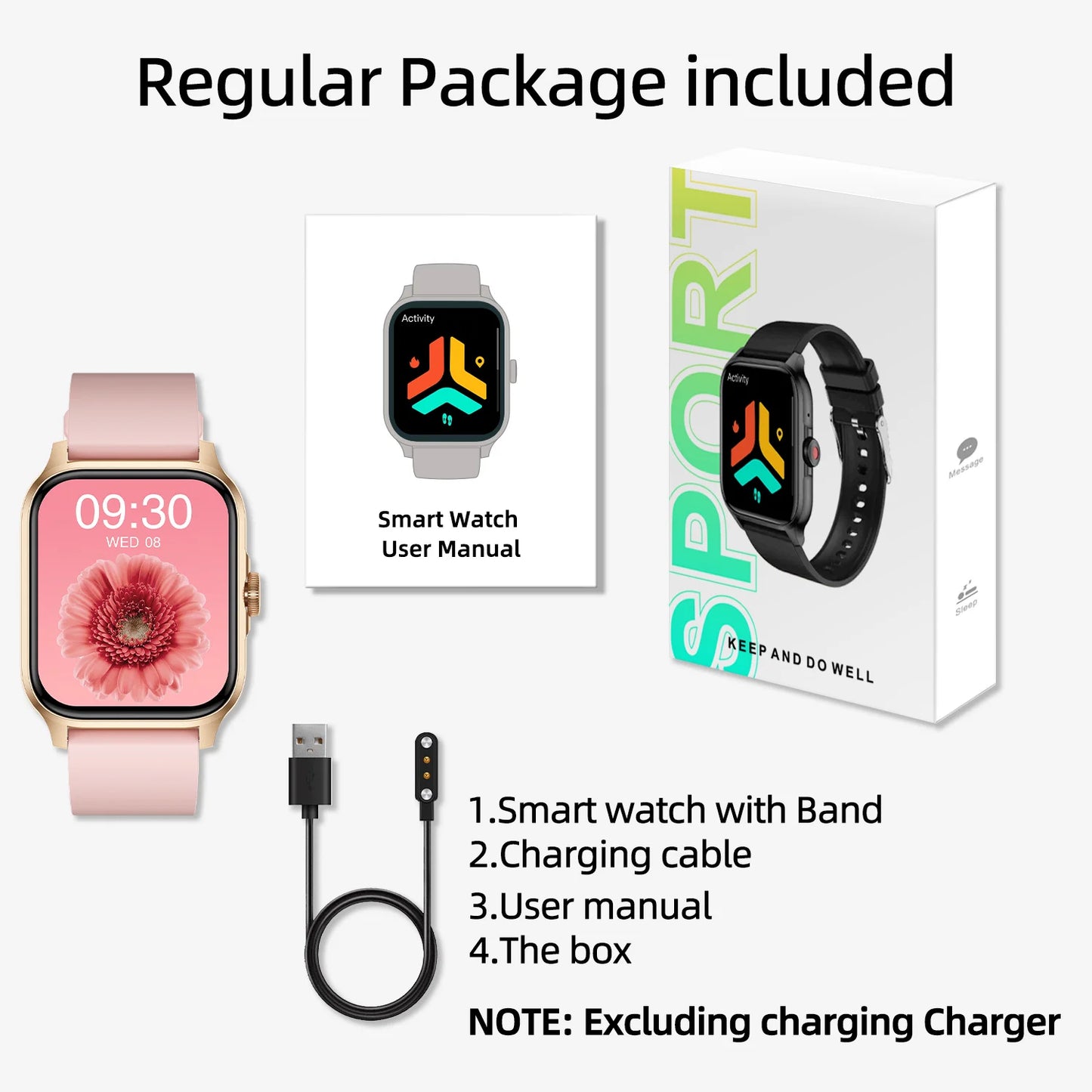 Men Smartwatch Women Activity Fitness