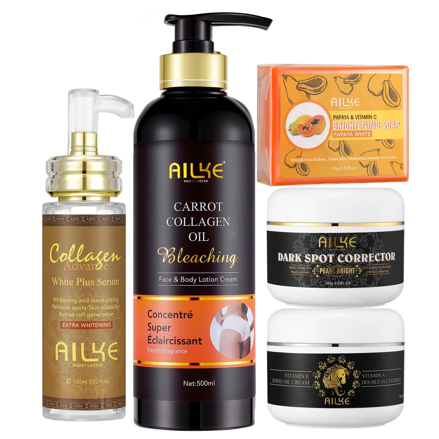 Collagen Skin Care Kit, Reduce Spots, Whitening, E