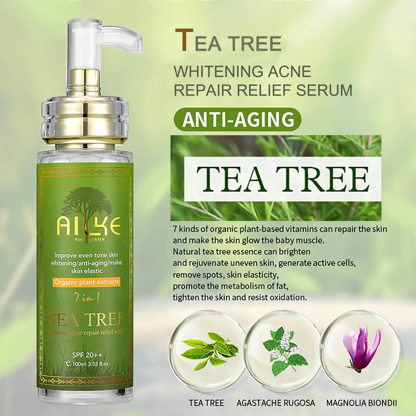 Hydrating  Brightening Serum r Dark Spots, Fine Lines and Wrinkles,