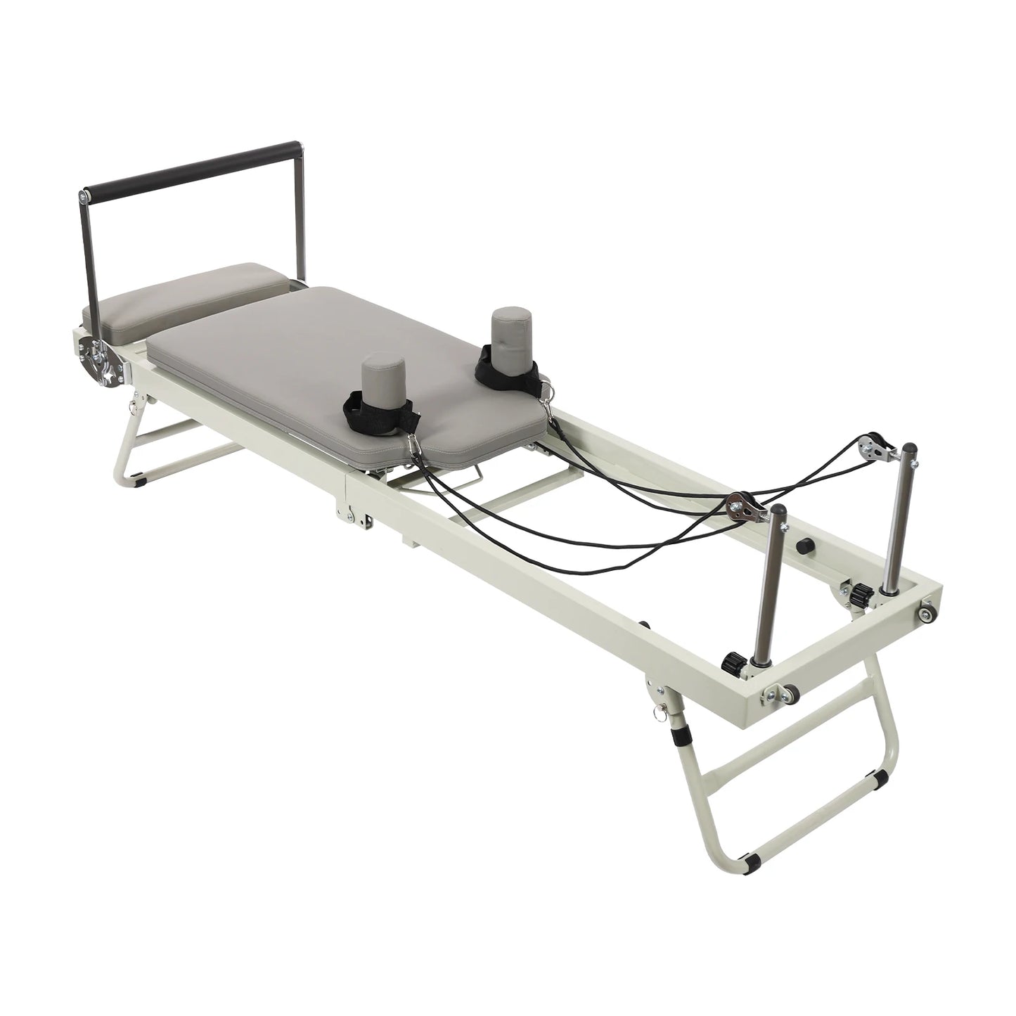 Foldable Pilates Reformer Machine, Multif unctional Yoga