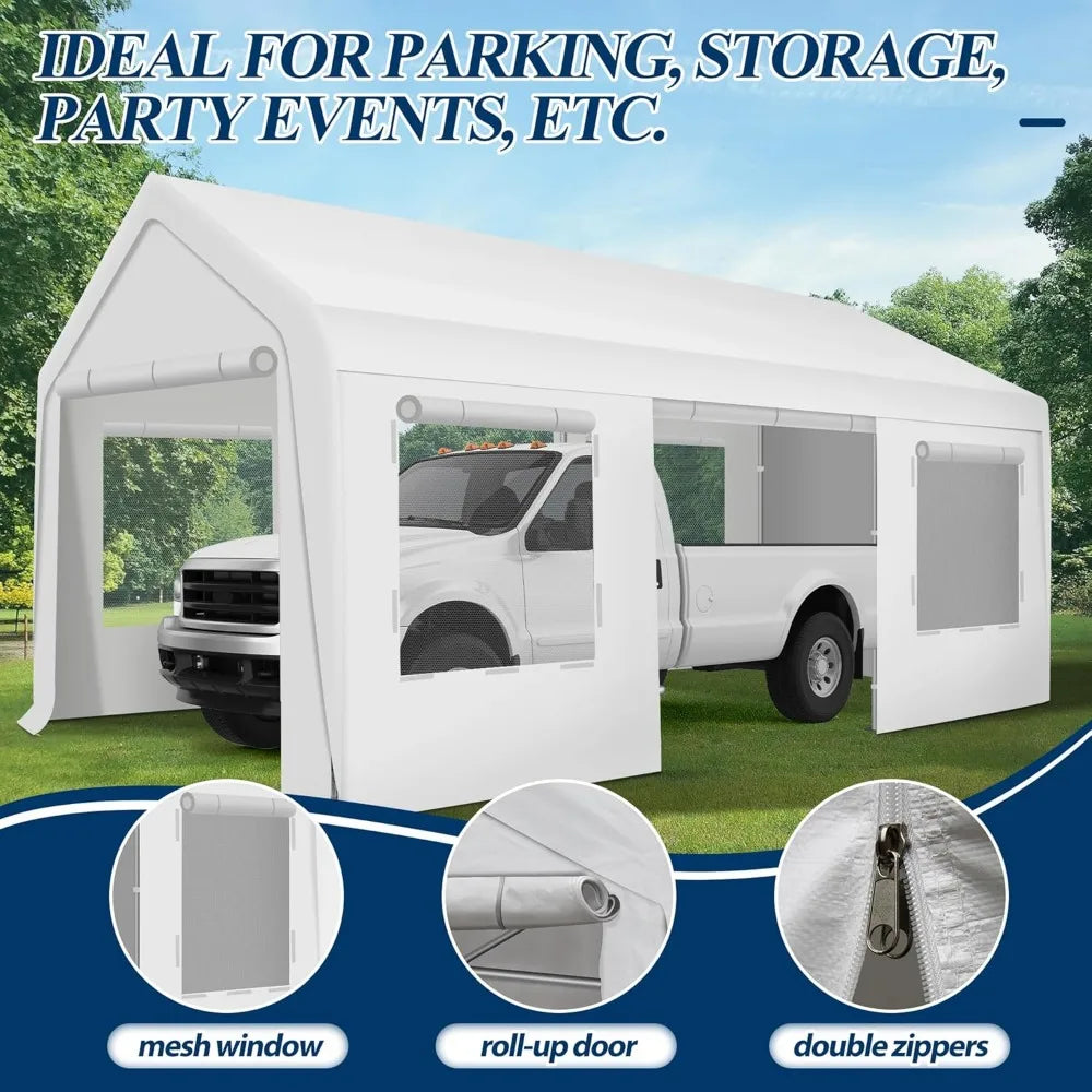 10' x 20' Heavy Duty Carport Tent -