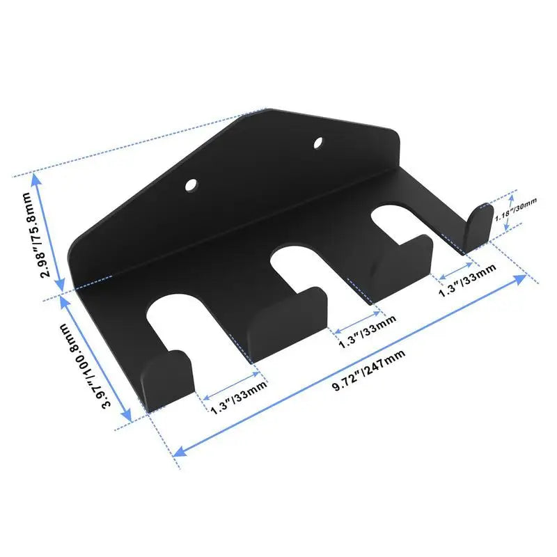 Barbell Holder Wall Mount Vertical Barbell Storage Rack