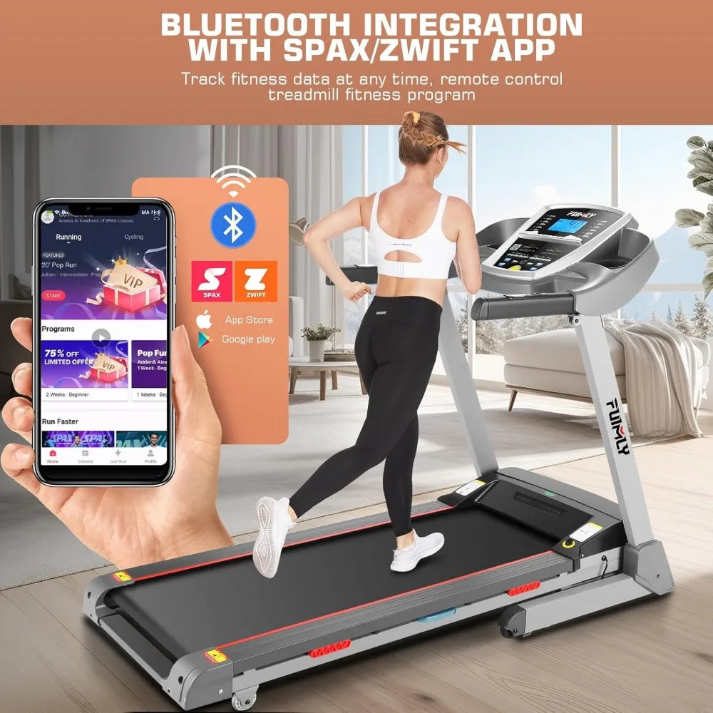 Treadmill with Auto Incline,Foldable Treadmills for Home ,