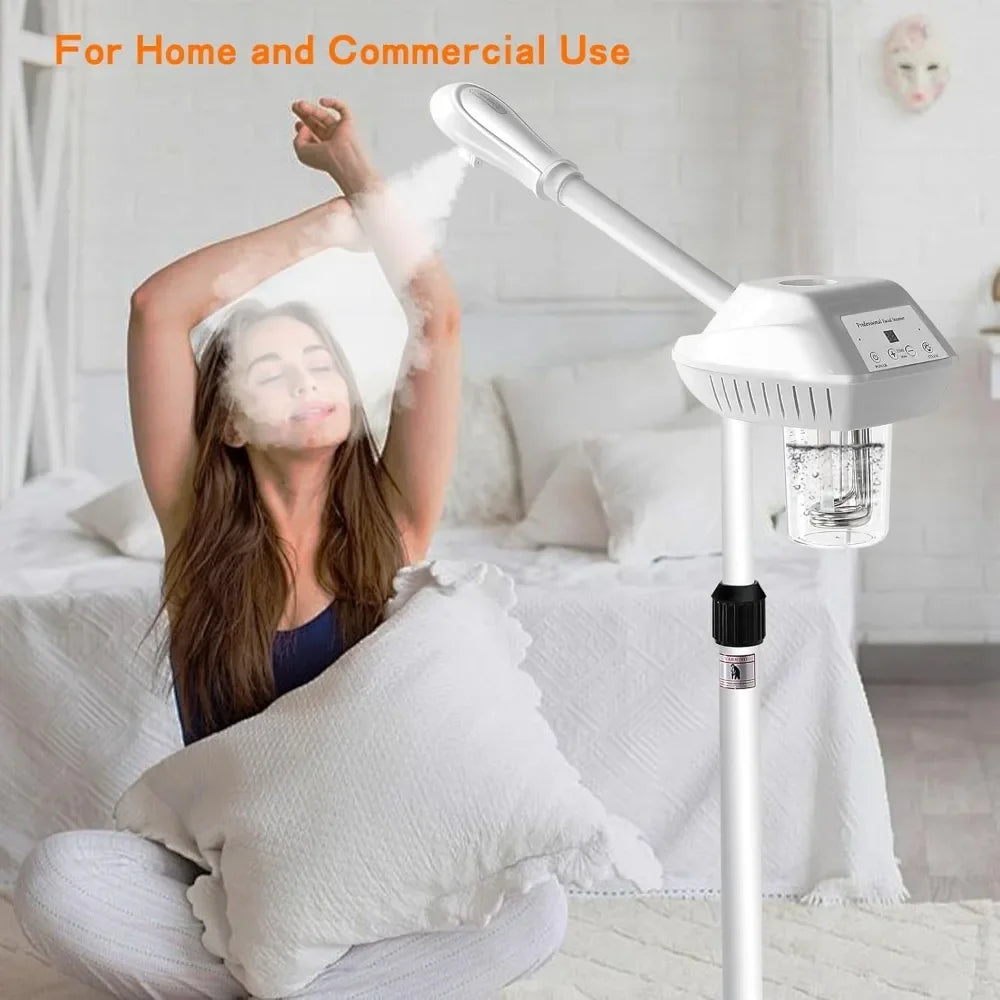 Professional Facial Steamer, Spa Ozone Stand Facial Steamer,