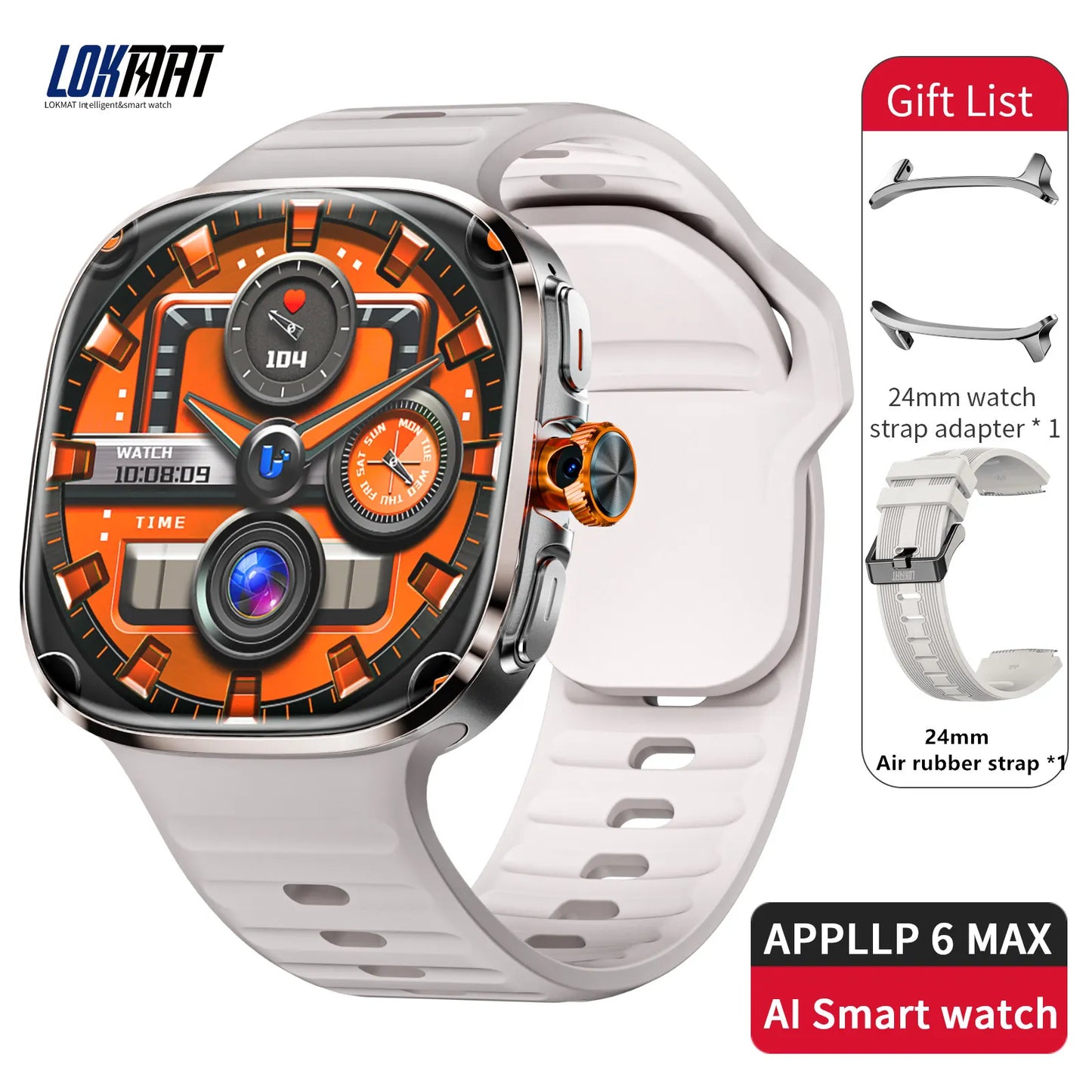 New APPLLP 6 MAX Android Smart Watch Phone