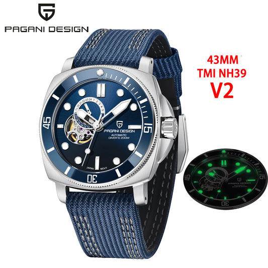 2023  NEW Men Automatic Mechanical Watches Fashion Sports