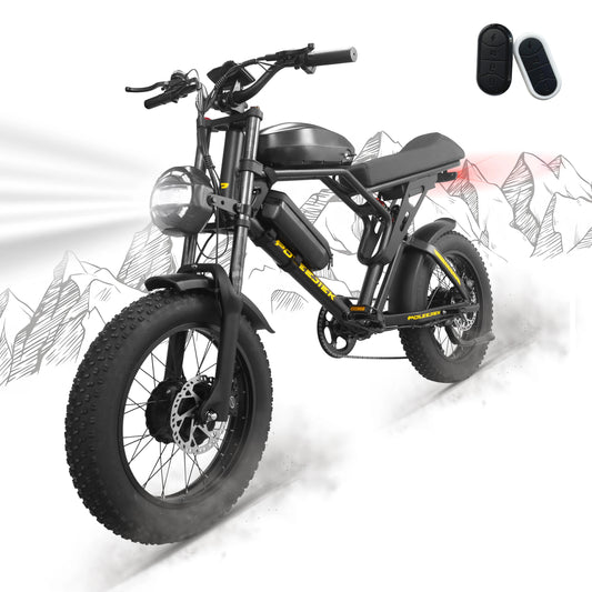 40PH Electric Bike with  Battery 20"×4"Fat Tire