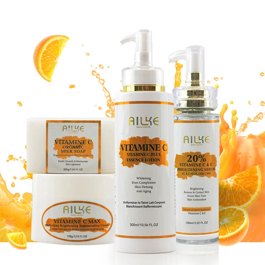 Vitamin C Skin Care Kit, With Lightening Body Lotion,