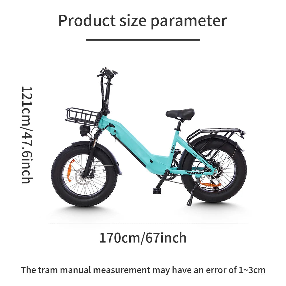 Ebike  Detachable Battery  For Urban Commuting, Foldable With Basket,