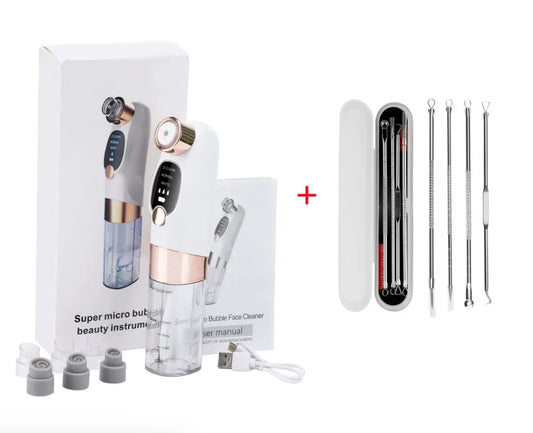 Blackhead Remover Upgraded Small Bubble 3 Level Electric Slant Screen